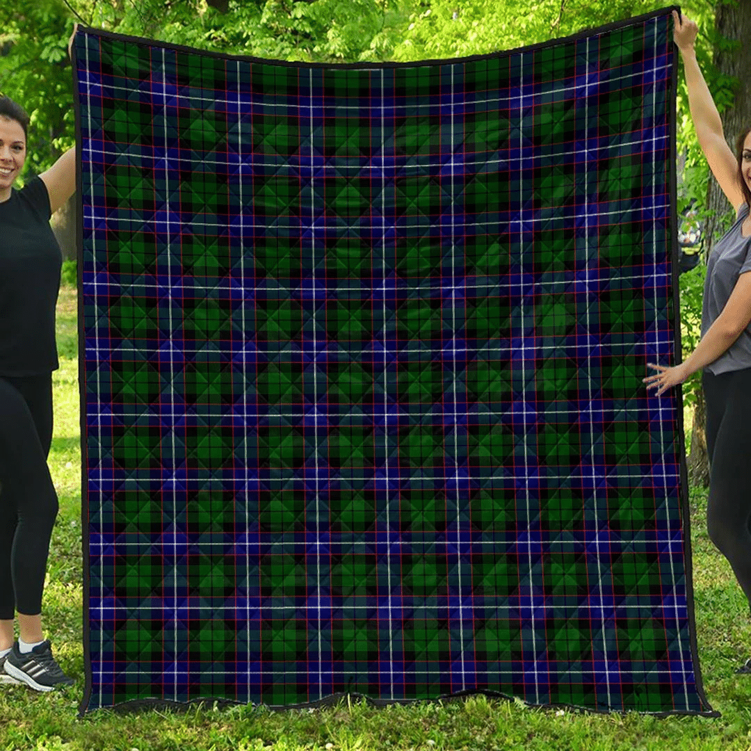 Russell Modern Tartan Plaid Quilt