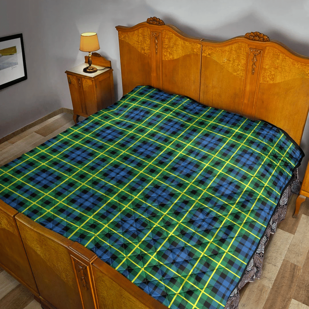 Campbell of Breadalbane Ancient Tartan Plaid Quilt