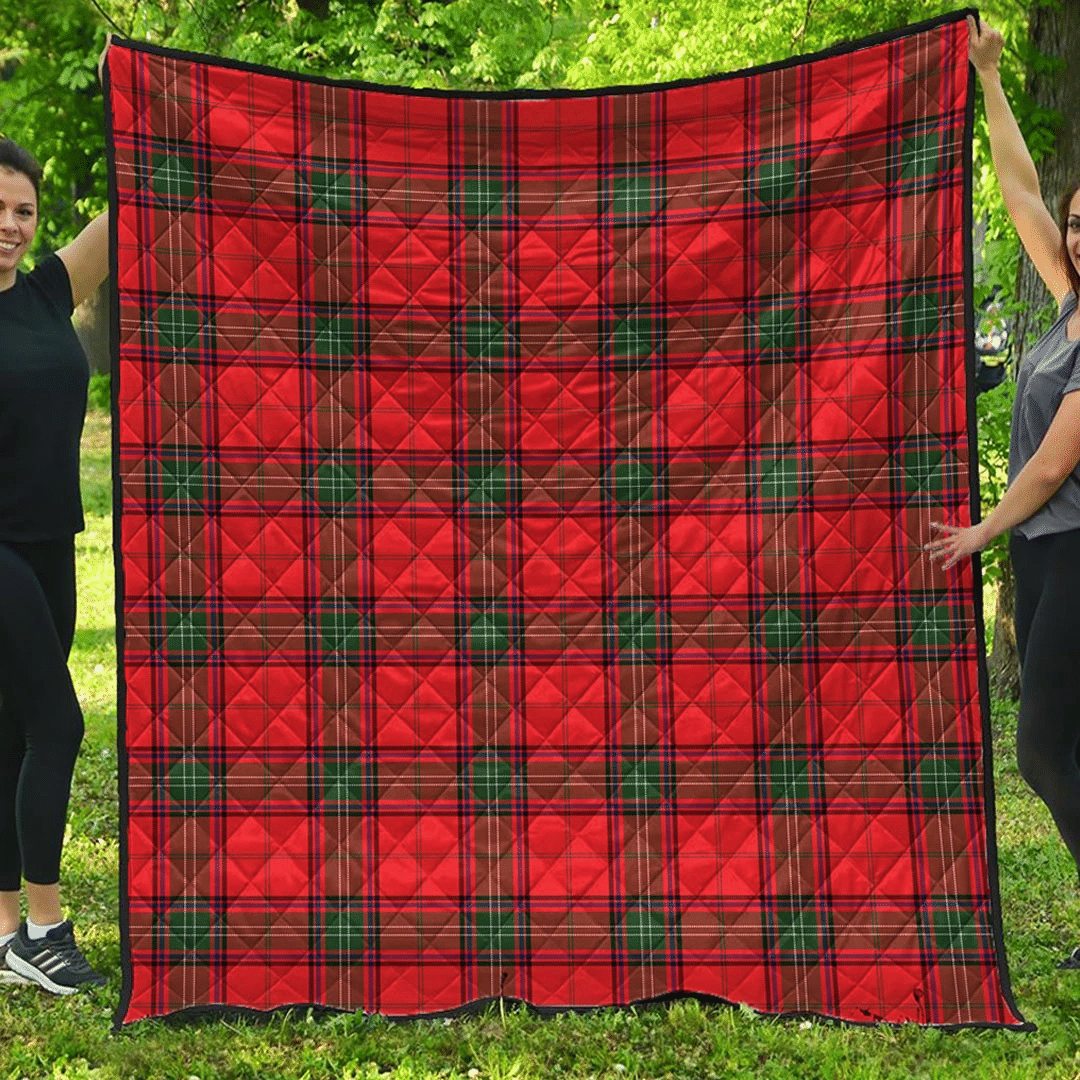 Seton Modern Tartan Plaid Quilt