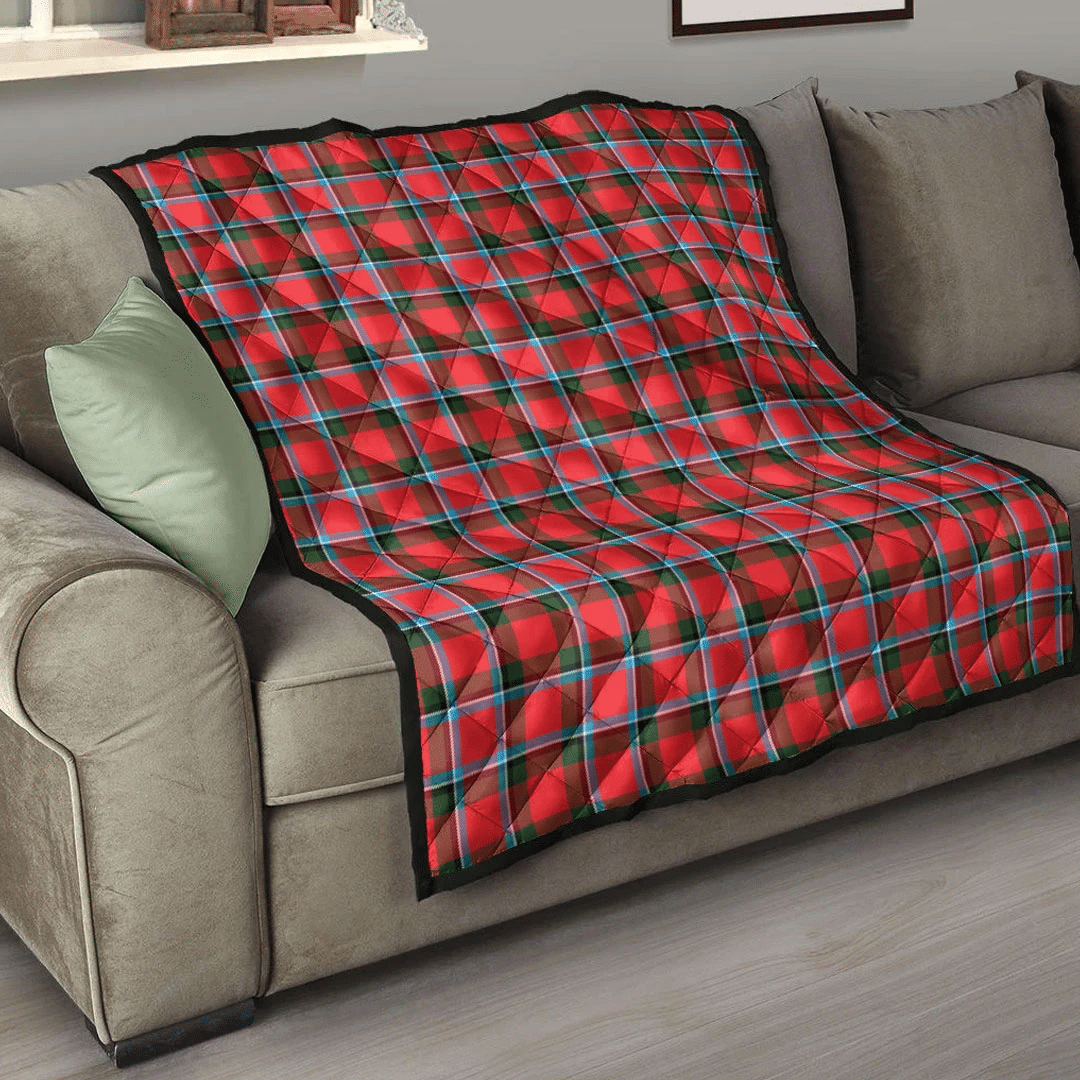 Sinclair Modern Tartan Plaid Quilt