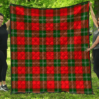 Lennox Modern Tartan Plaid Quilt