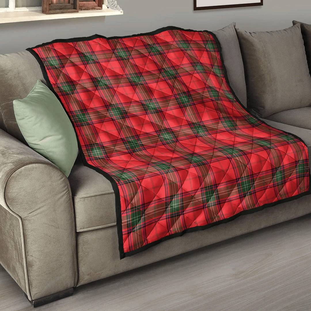 Seton Modern Tartan Plaid Quilt