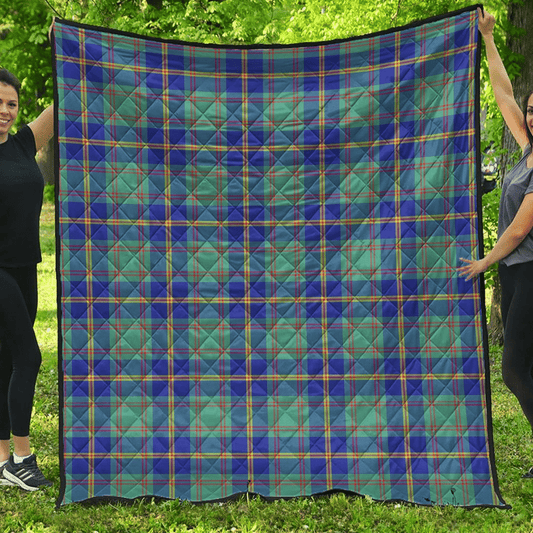 US Marine Tartan Plaid Quilt