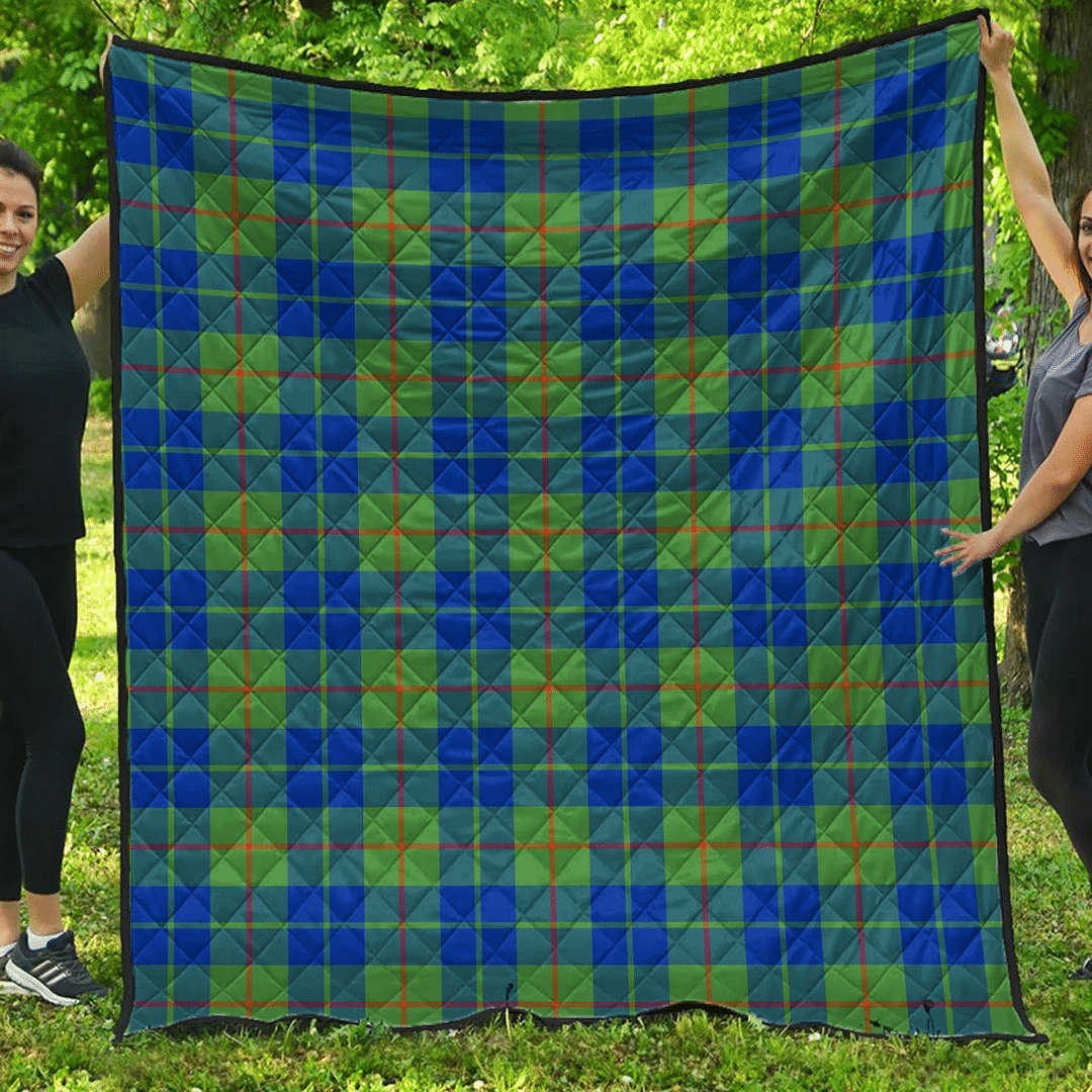 Barclay Hunting Ancient Tartan Plaid Quilt