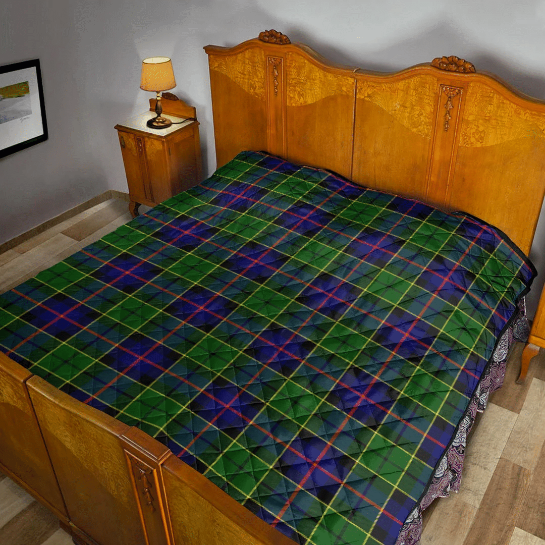 Forsyth Modern Tartan Plaid Quilt