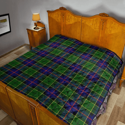 Forsyth Modern Tartan Plaid Quilt