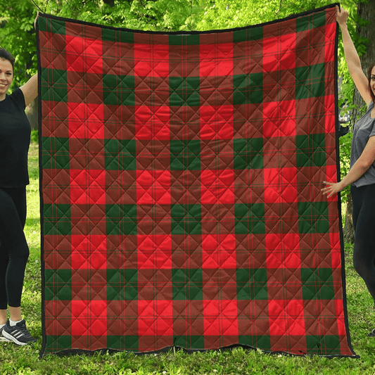 Erskine Modern Tartan Plaid Quilt