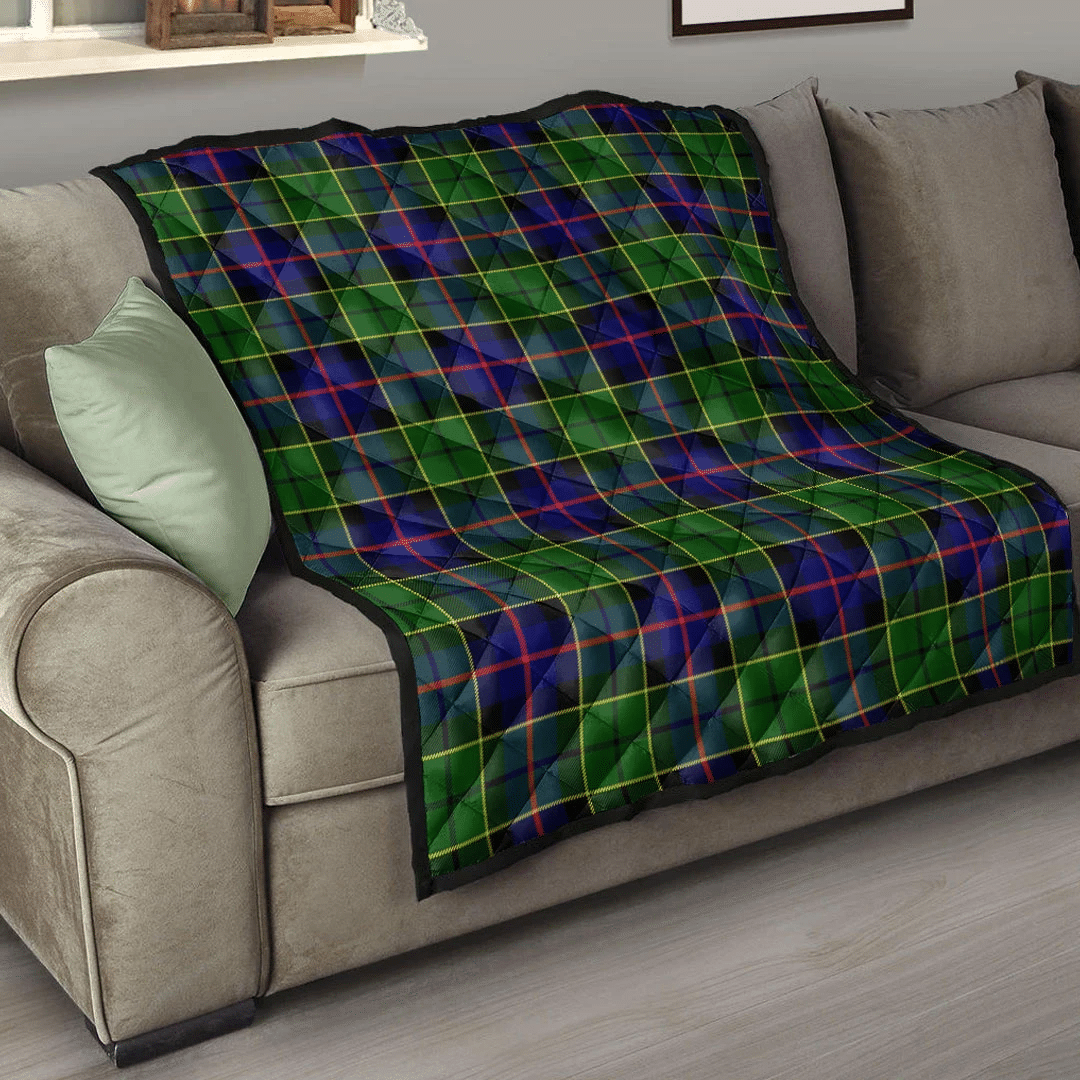 Forsyth Modern Tartan Plaid Quilt