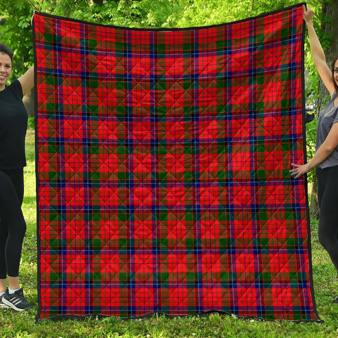 Nicolson Modern Tartan Plaid Quilt