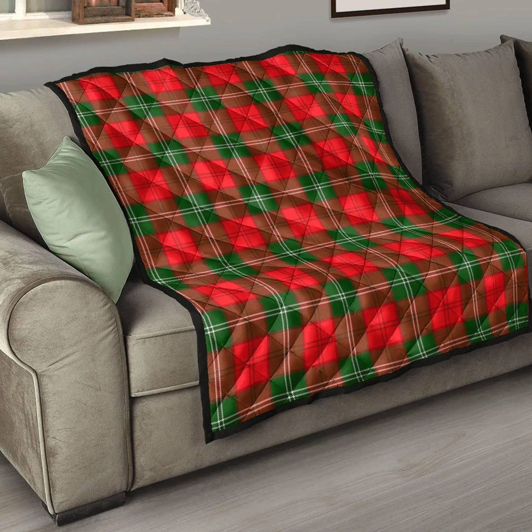 Lennox Modern Tartan Plaid Quilt