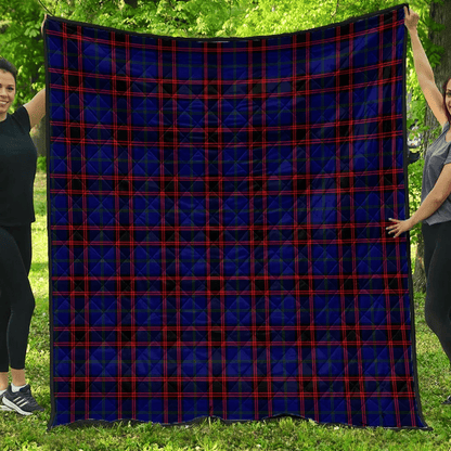 Home Modern Tartan Plaid Quilt