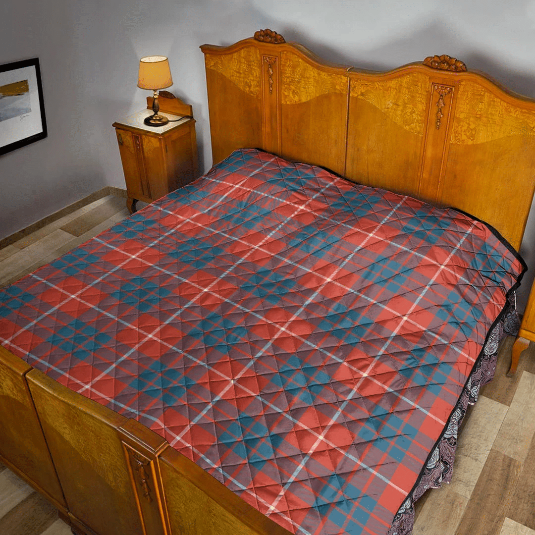 Hamilton Ancient Tartan Plaid Quilt