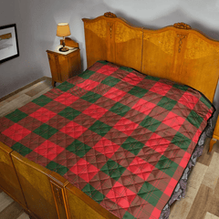 Erskine Modern Tartan Plaid Quilt