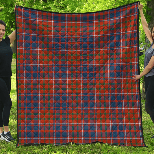 Cameron of Lochiel Ancient Tartan Plaid Quilt