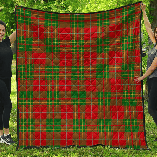 Burnett Ancient Tartan Plaid Quilt