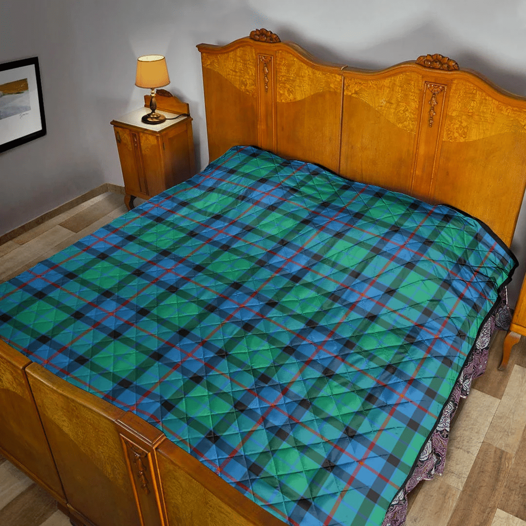 Flower Of Scotland Tartan Plaid Quilt