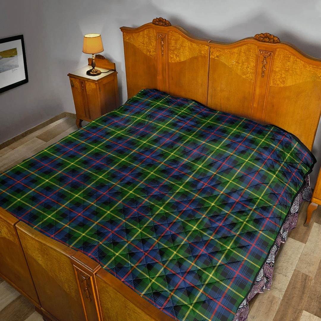 Farquharson Modern Tartan Plaid Quilt