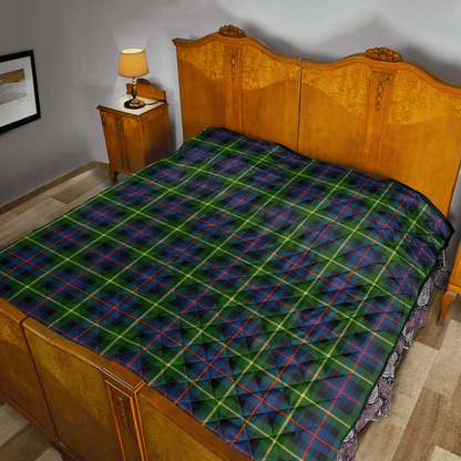 Farquharson Modern Tartan Plaid Quilt