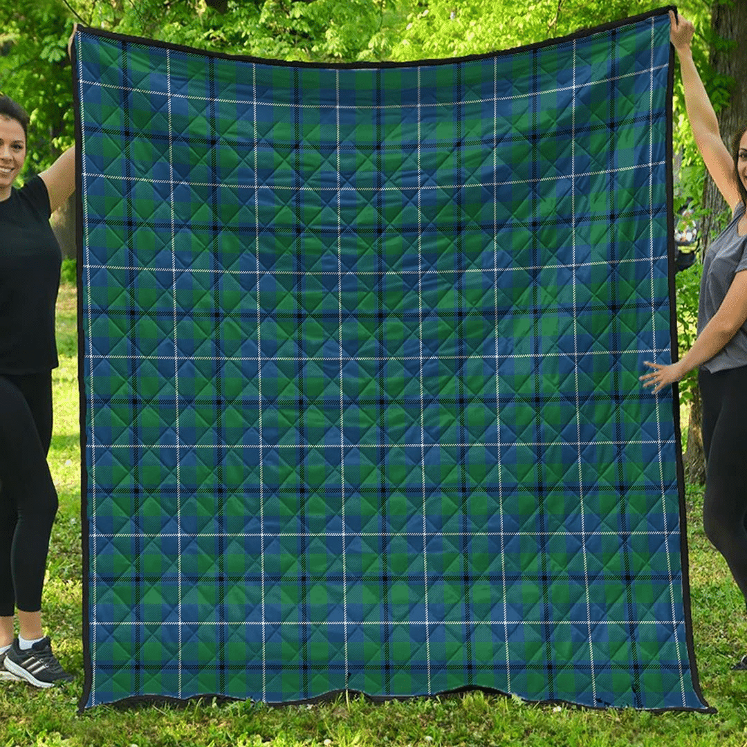 Douglas Ancient Tartan Plaid Quilt