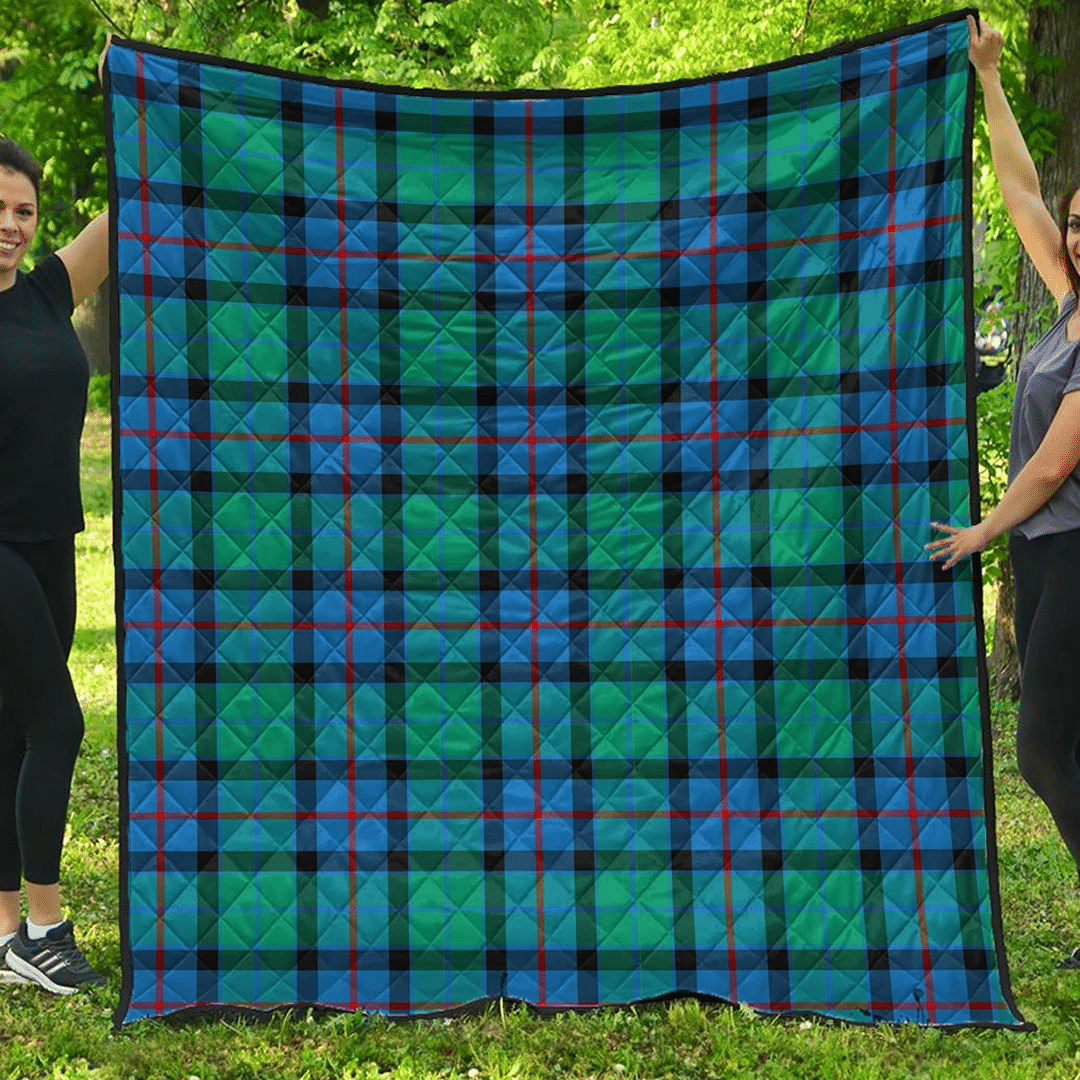 Flower Of Scotland Tartan Plaid Quilt