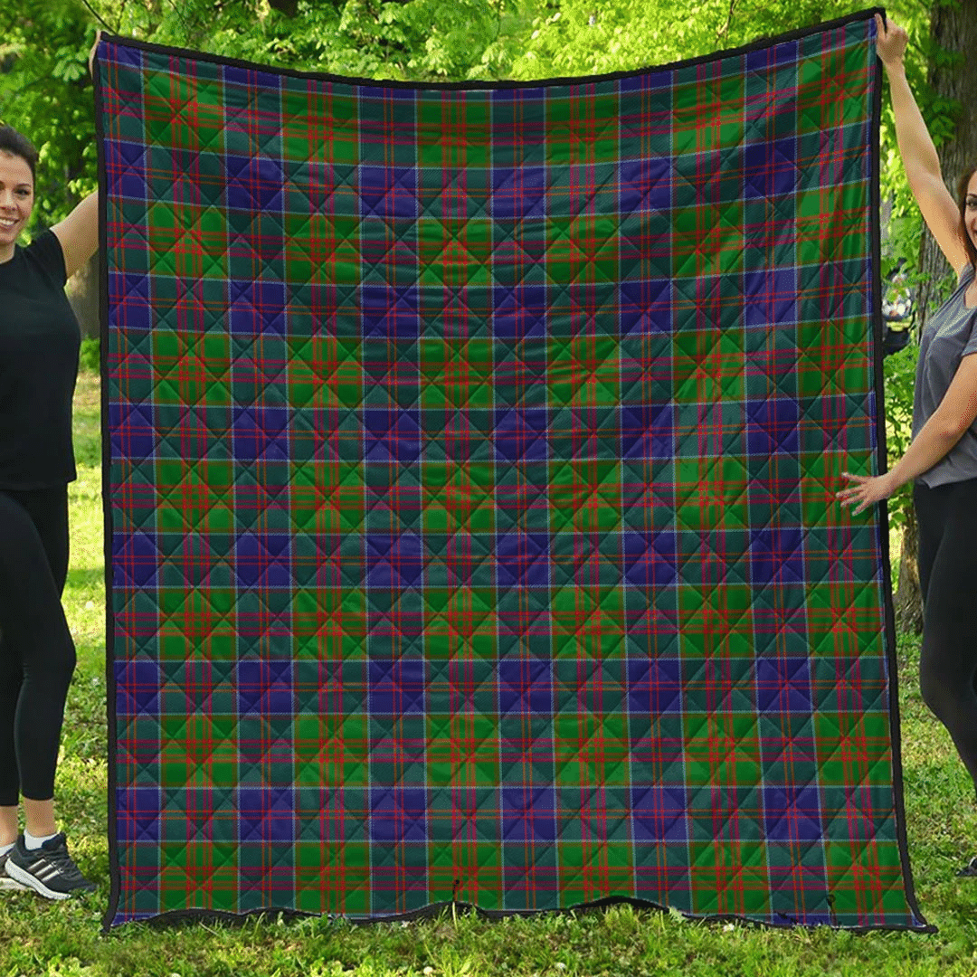 Stewart of Appin Hunting Modern Tartan Plaid Quilt