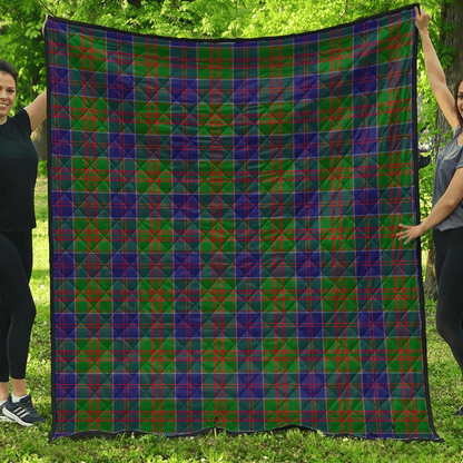 Stewart of Appin Hunting Modern Tartan Plaid Quilt