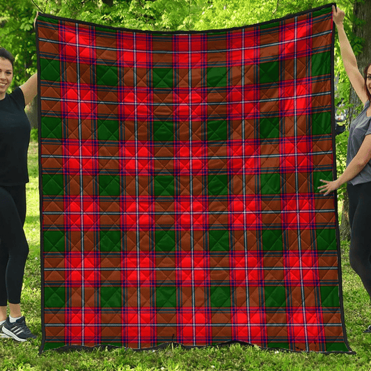 Rattray Modern Tartan Plaid Quilt