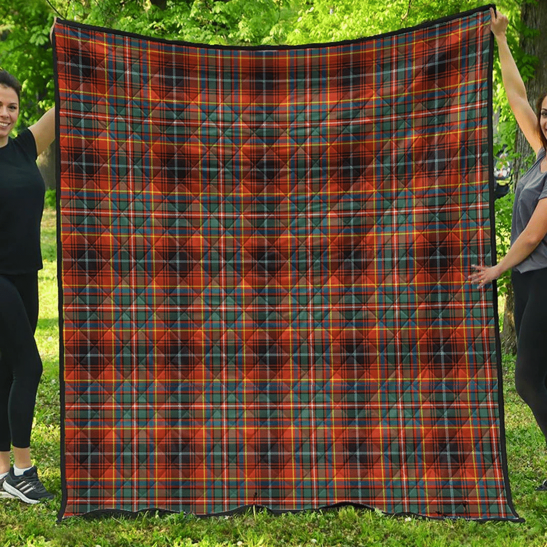 Innes Ancient Tartan Plaid Quilt