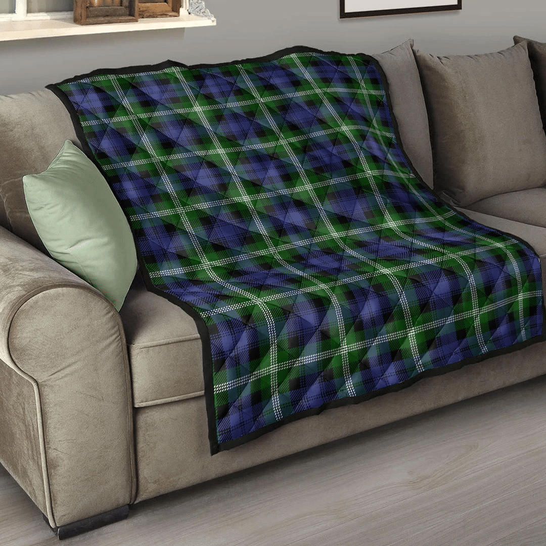 Baillie Modern Tartan Plaid Quilt