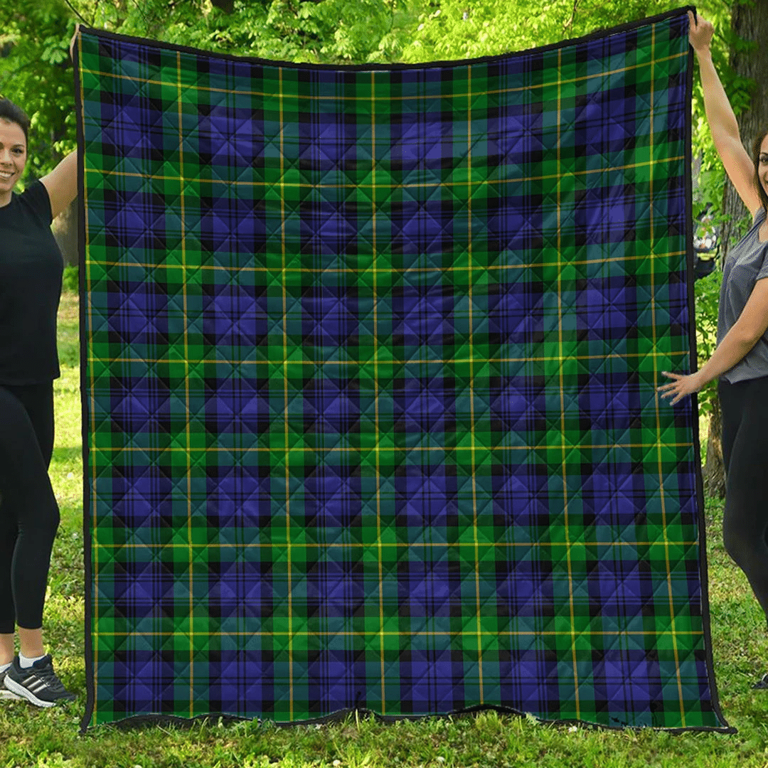 Gordon Modern Tartan Plaid Quilt