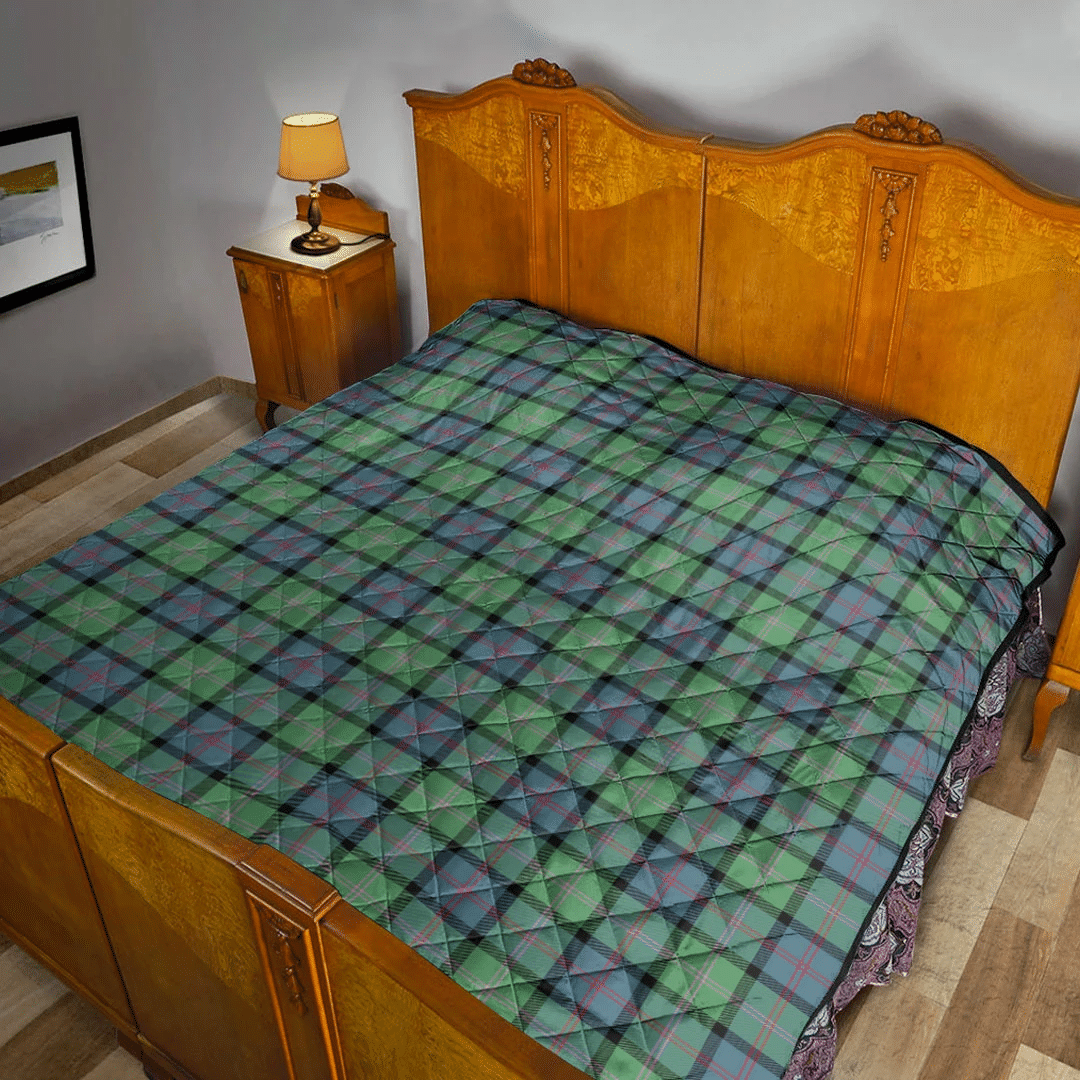 MacThomas Ancient Tartan Plaid Quilt