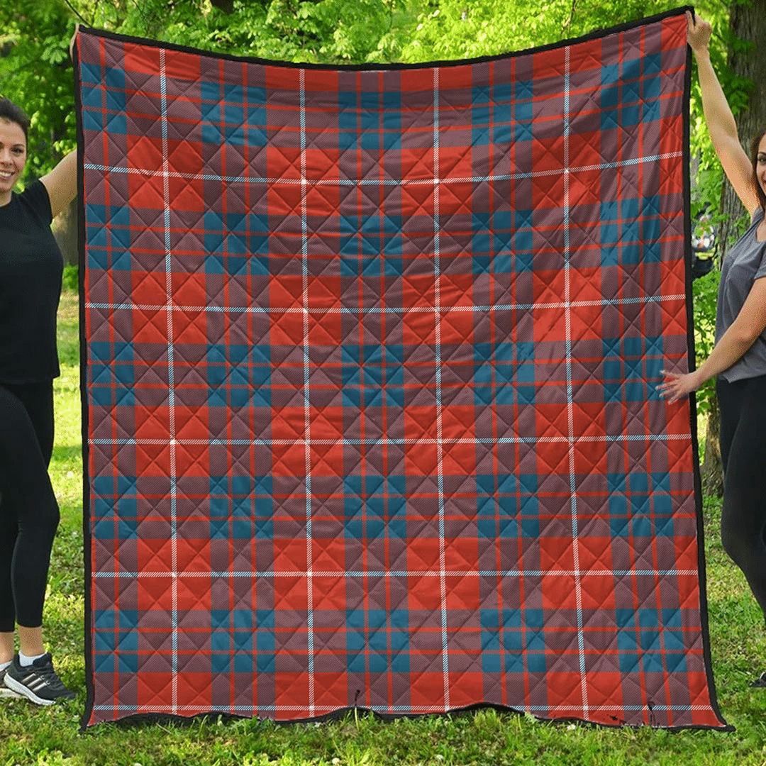 Hamilton Ancient Tartan Plaid Quilt