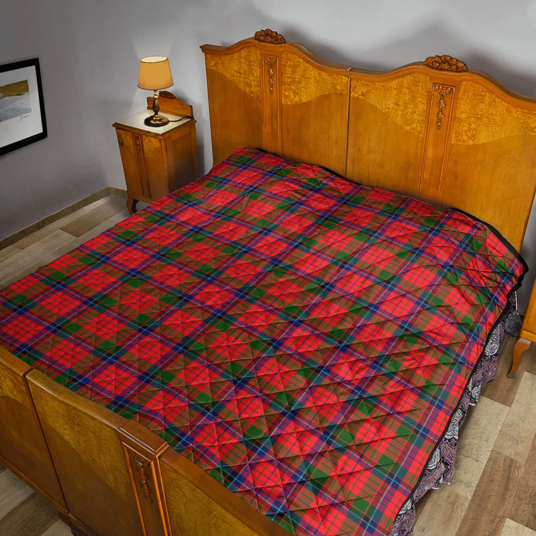 Nicolson Modern Tartan Plaid Quilt