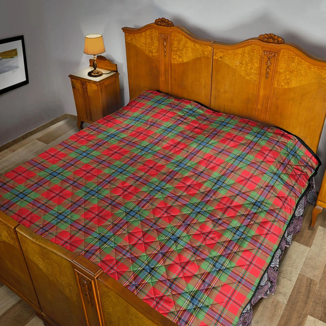 MacLean of Duart Modern Tartan Plaid Quilt