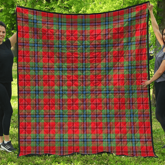 MacLean of Duart Modern Tartan Plaid Quilt