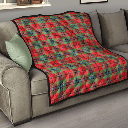 MacLean of Duart Modern Tartan Plaid Quilt