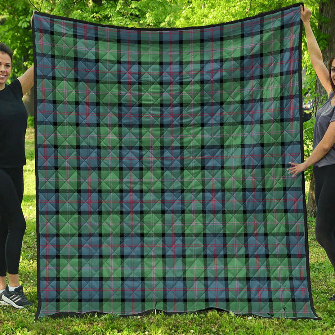 MacThomas Ancient Tartan Plaid Quilt