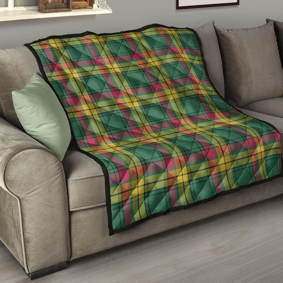 MacMillan Old Ancient Tartan Plaid Quilt