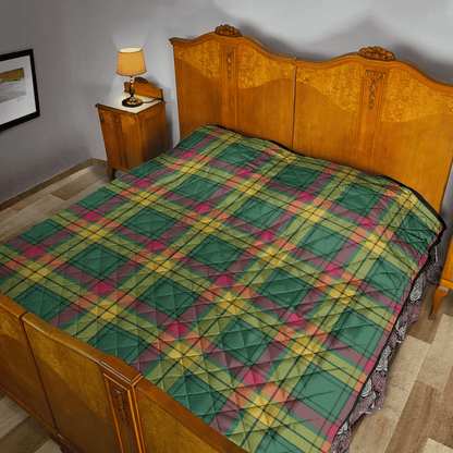 MacMillan Old Ancient Tartan Plaid Quilt