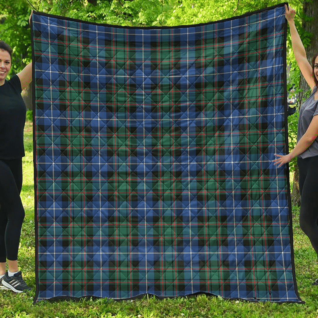 MacRae Hunting Ancient Tartan Plaid Quilt