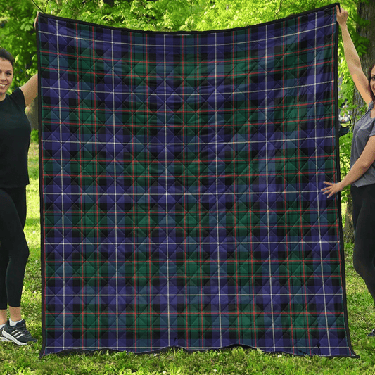 MacRae Hunting Modern Tartan Plaid Quilt