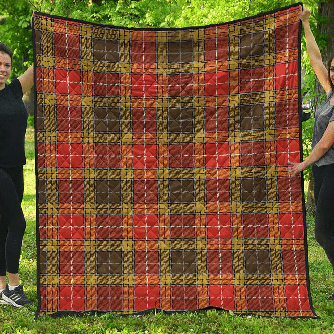 Buchanan Old Set Weathered Tartan Plaid Quilt