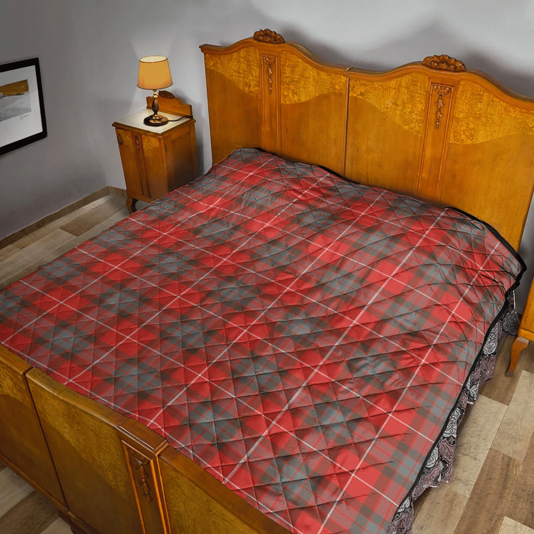 Fraser Weathered Tartan Plaid Quilt