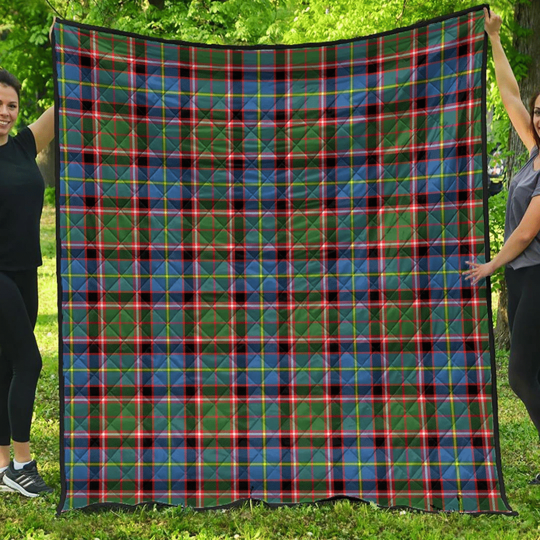 Stirling & Bannockburn District Tartan Plaid Quilt