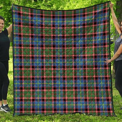 Stirling & Bannockburn District Tartan Plaid Quilt