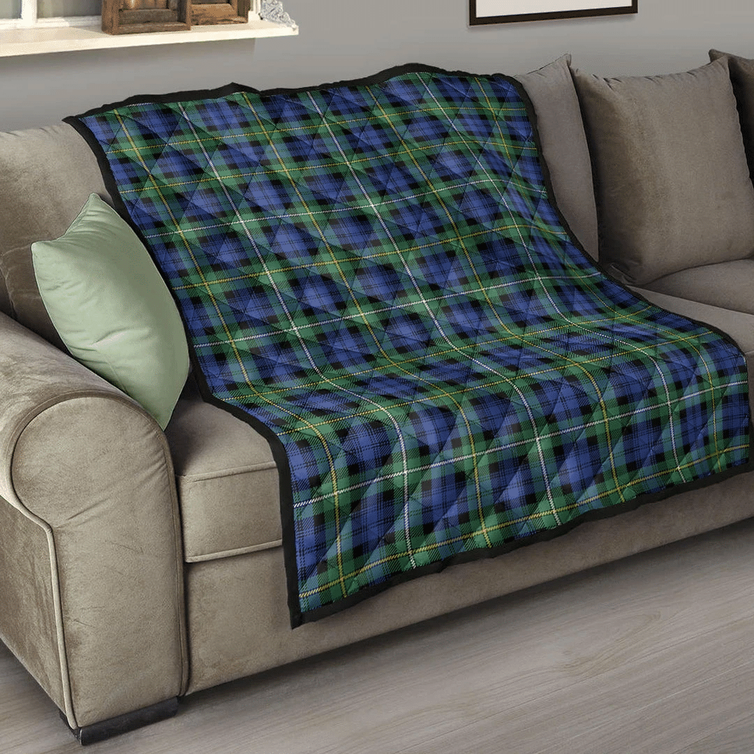 Campbell Argyll Ancient Tartan Plaid Quilt