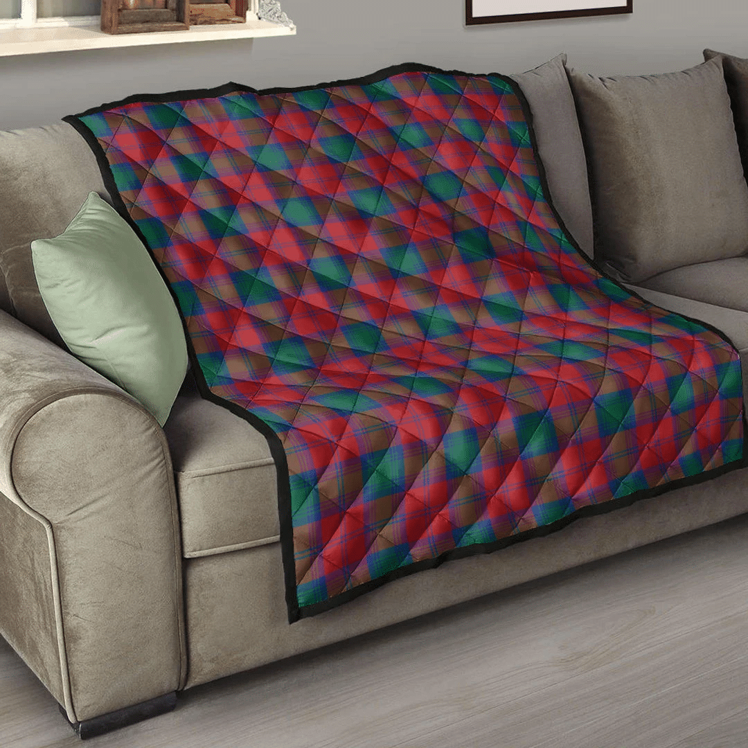 Lindsay Modern Tartan Plaid Quilt