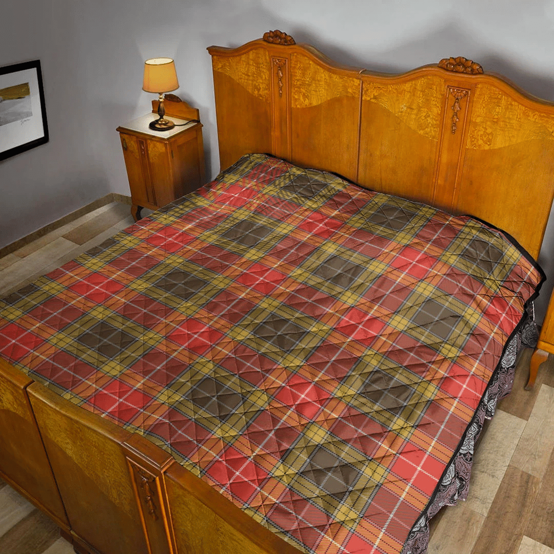 Buchanan Old Set Weathered Tartan Plaid Quilt