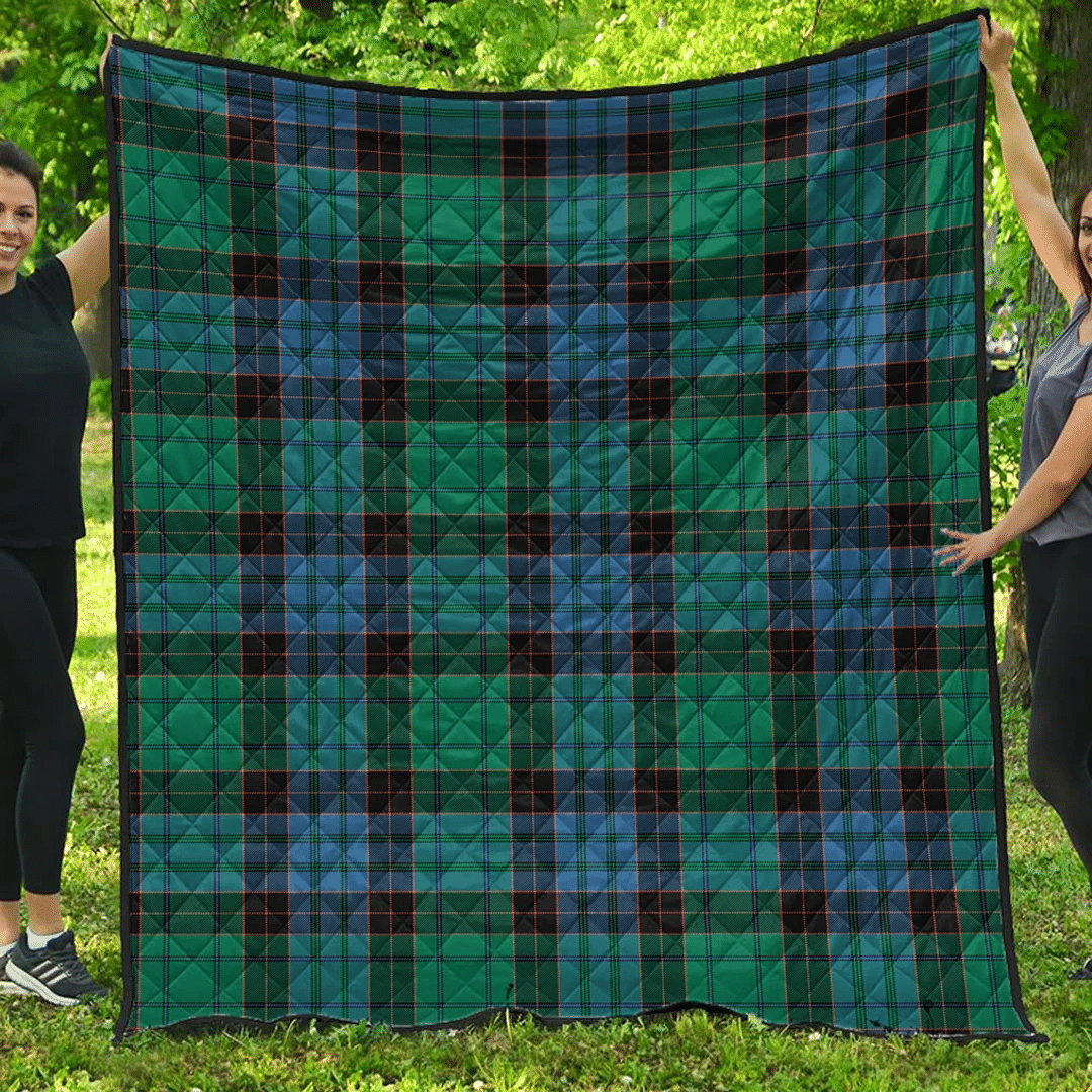 Stewart Old Ancient Tartan Plaid Quilt