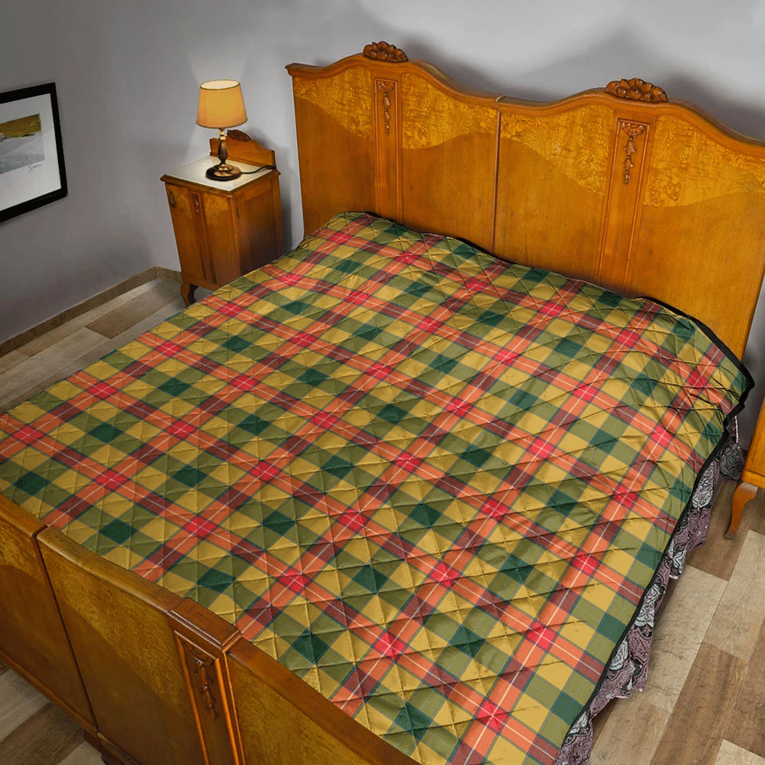 Baxter Modern Tartan Plaid Quilt